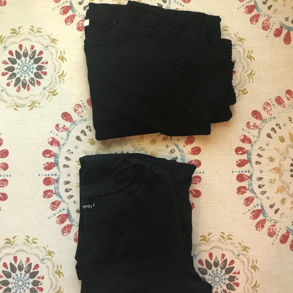 Long sleeve tee & long sleeve lightweight sweater - Picture 1 of 4